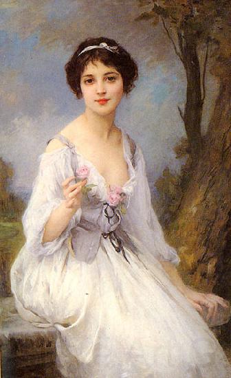 Charles-Amable Lenoir The Pink Rose France oil painting art